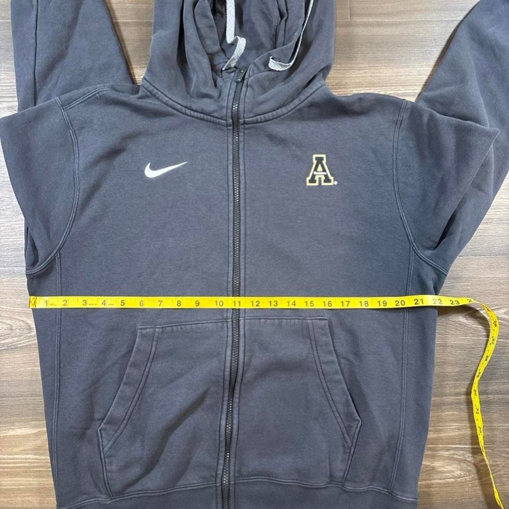 Nike Appalachian state Mountaineers gray zip up hoodie size M #App State - Picture 4 of 6